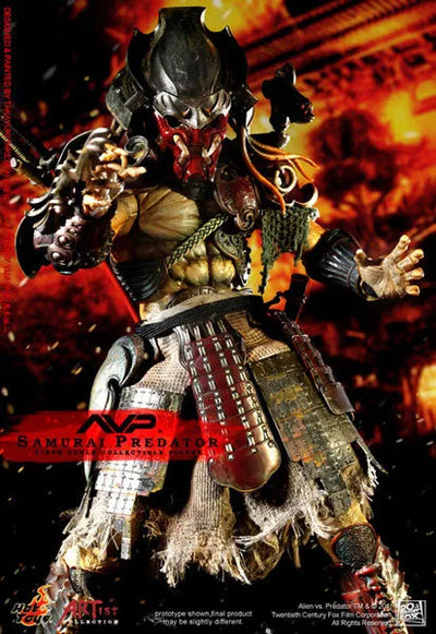 Artist Collection - 1/6 Scale Fully Posable Figure: AVP - Samurai Predator (By Takeya x Oniki)ㅤ – Gantaku – ActionFigureBrasil — close
