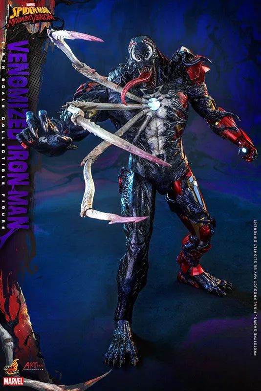 Artist Collection Spider-Man: Maximum Venom 1/6 Figure Iron Man (Venomized Ver.)ㅤ – Hot Toys – ActionFigure Brasil