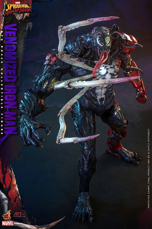 Artist Collection Spider-Man: Maximum Venom 1/6 Figure Iron Man (Venomized Ver.)ㅤ – Hot Toys – ActionFigure Brasil