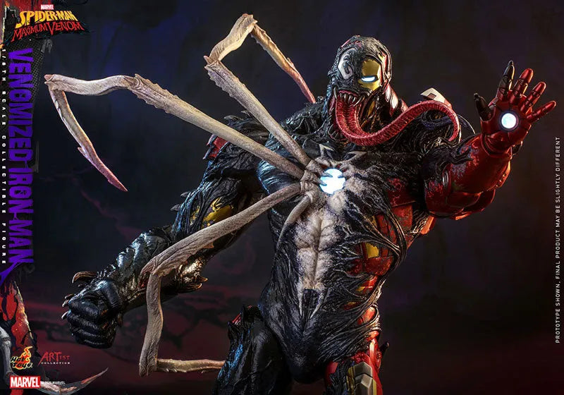 Artist Collection Spider-Man: Maximum Venom 1/6 Figure Iron Man (Venomized Ver.)ㅤ – Hot Toys – ActionFigure Brasil
