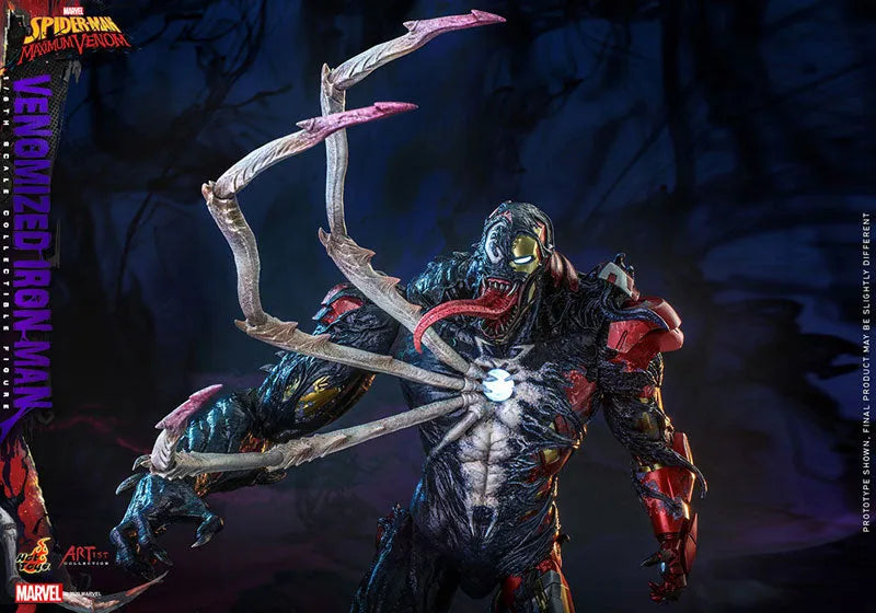 Artist Collection Spider-Man: Maximum Venom 1/6 Figure Iron Man (Venomized Ver.)ㅤ – Hot Toys – ActionFigure Brasil