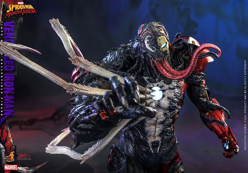 Artist Collection Spider-Man: Maximum Venom 1/6 Figure Iron Man (Venomized Ver.)ㅤ – Hot Toys – ActionFigure Brasil