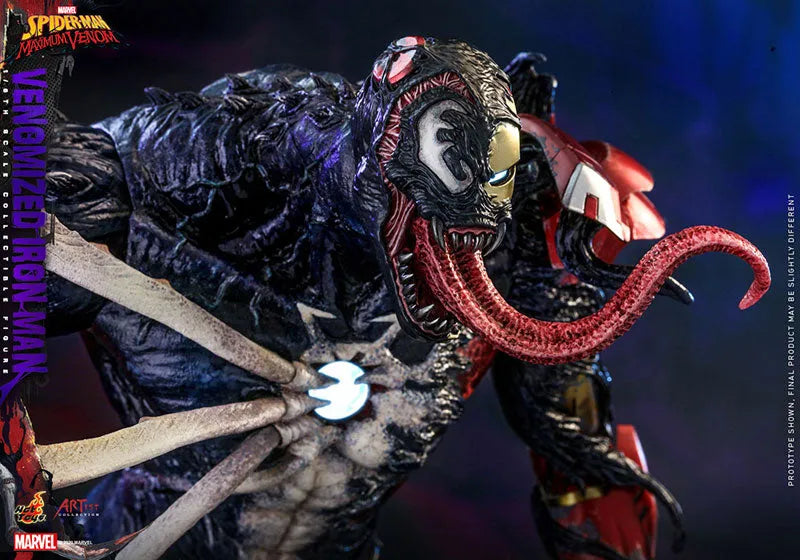 Artist Collection Spider-Man: Maximum Venom 1/6 Figure Iron Man (Venomized Ver.)ㅤ – Hot Toys – ActionFigure Brasil