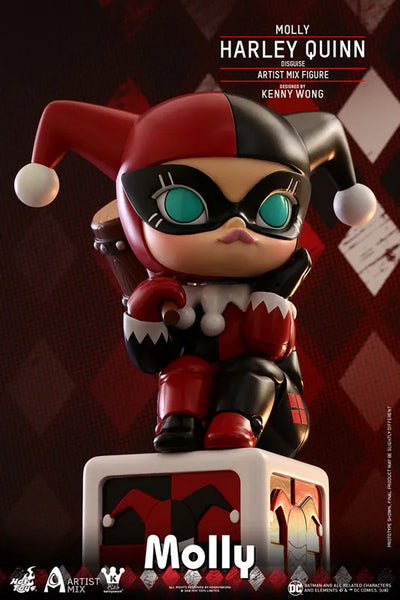 Artist MIX "DC Comics" Molly (Harley Quinn Cosplay Version) By Kenny Wongㅤ – Gantaku – ActionFigureBrasil — com base expositora