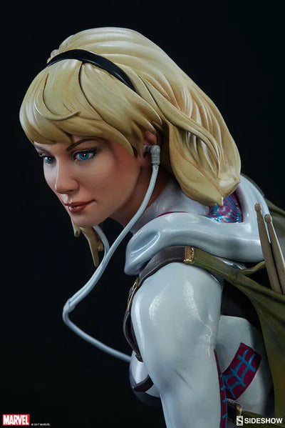 Artist Series "Spider-Verse Collection" Spider Gwen by Mark Brooks(Provisional Pre-order)ㅤ – Sideshow Collectibles – ActionFigureBrasil — ângulo diferente