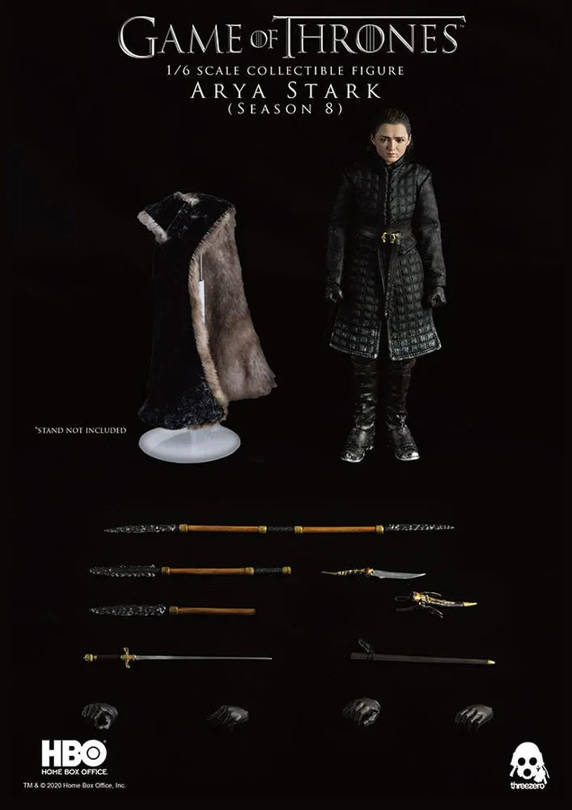 Arya Stark (Season 8) – Threezero – ActionFigure Brasil