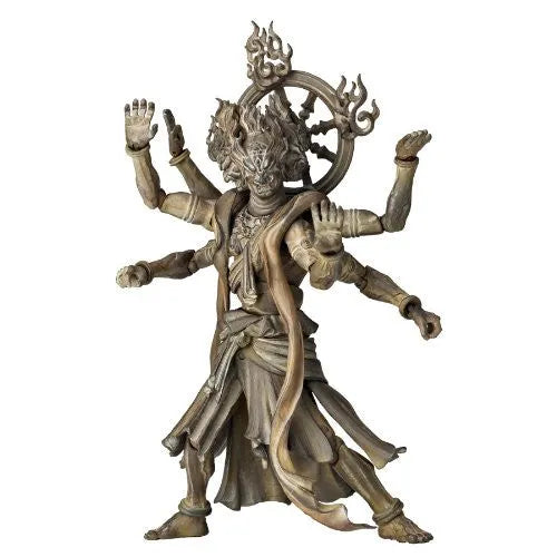 Ashura - Revoltech - Revoltech Takeya - 03EX - Wood Ver. (Kaiyodo)ㅤ – Kaiyodo – ActionFigureBrasil