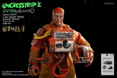 Astronaut and Sputnik 1 – Damtoys – ActionFigure Brasil — close