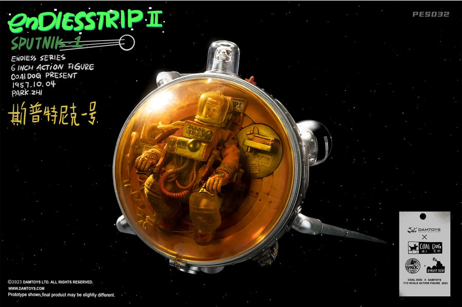 Astronaut and Sputnik 1 – Damtoys – ActionFigure Brasil