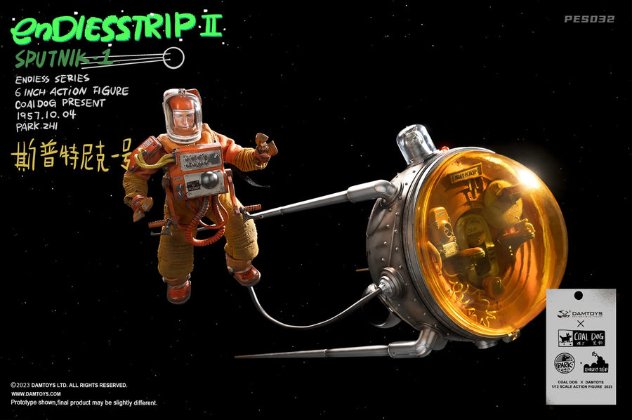Astronaut and Sputnik 1 – Damtoys – ActionFigure Brasil