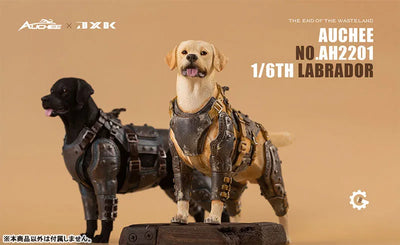 Auchee x JXK Studio 1/6 Labrador Aㅤ – JXK Studio – ActionFigureBrasil — com base expositora