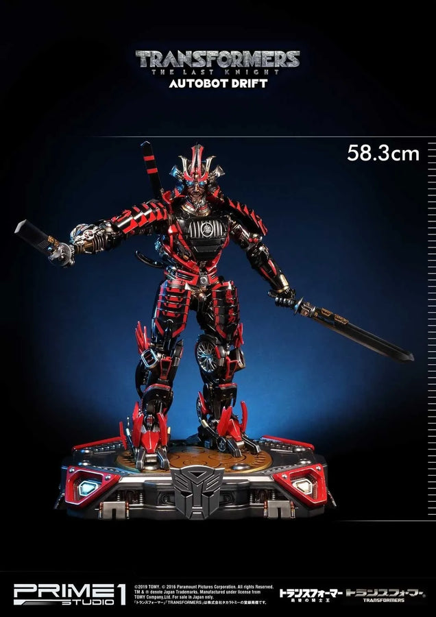 Autobot Drift (Regular Version) Transformers: The Last Knight (Film) – Prime1Studio – ActionFigure Brasil