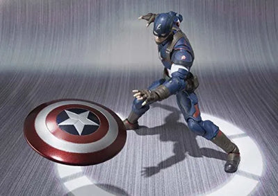 Avengers: Age of Ultron - Captain America - S.H.Figuarts (Bandai)ㅤ – Bandai – ActionFigureBrasil — close
