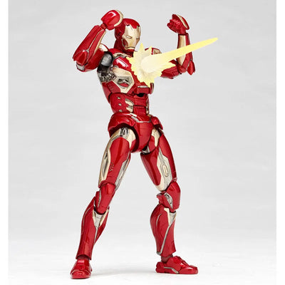 Avengers: Age of Ultron - Iron Man Mark XLV - Figure Complex Movie Revo No.004 - Revoltech (Kaiyodo)ㅤ – Kaiyodo – ActionFigureBrasil — iluminação de estúdio