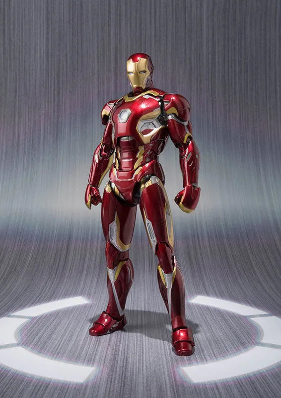 Avengers: Age of Ultron - Iron Man Mark XLV - S.H.Figuarts (Bandai, Bandai Spirits)ㅤ – Bandai As Manufacturer,Bandai Spirits As Manufacturer – ActionFigure Brasil