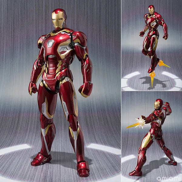 Avengers: Age of Ultron - Iron Man Mark XLV - S.H.Figuarts (Bandai, Bandai Spirits)ㅤ – Bandai As Manufacturer,Bandai Spirits As Manufacturer – ActionFigure Brasil