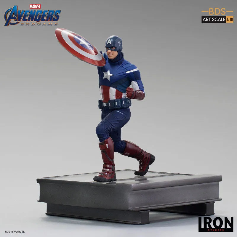 Avengers: Endgame/ Captain America 2012 1/10 Art Scale Statueㅤ – Iron Studios – ActionFigure Brasil