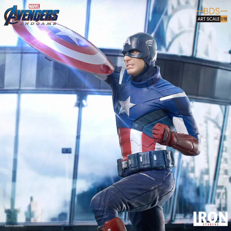Avengers: Endgame/ Captain America 2012 1/10 Art Scale Statueㅤ – Iron Studios – ActionFigure Brasil