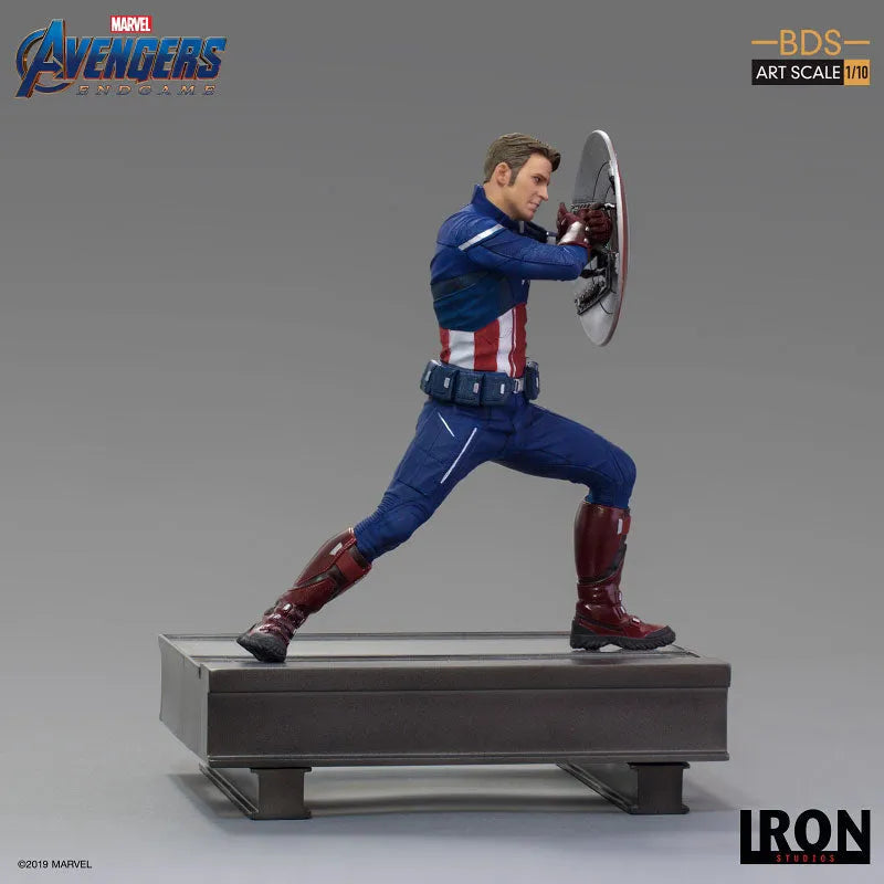 Avengers: Endgame/ Captain America 2023 1/10 Art Scale Statueㅤ – Iron Studios – ActionFigureBrasil