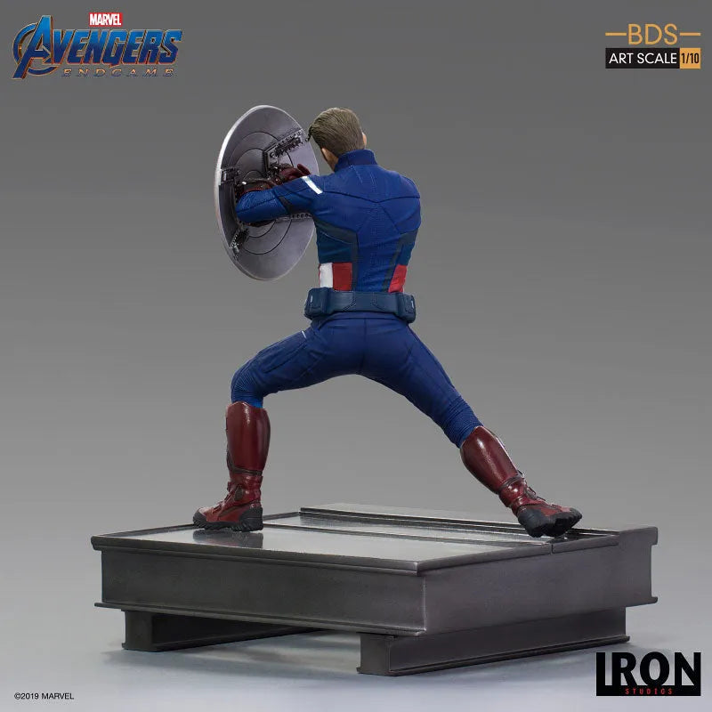 Avengers: Endgame/ Captain America 2023 1/10 Art Scale Statueㅤ – Iron Studios – ActionFigureBrasil