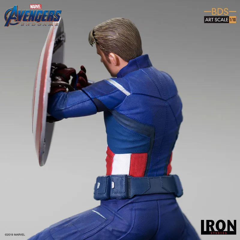 Avengers: Endgame/ Captain America 2023 1/10 Art Scale Statueㅤ – Iron Studios – ActionFigureBrasil