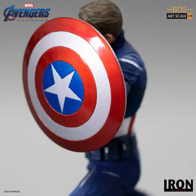Avengers: Endgame/ Captain America 2023 1/10 Art Scale Statueㅤ – Iron Studios – ActionFigureBrasil