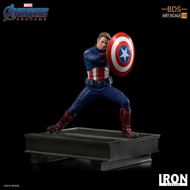 Avengers: Endgame/ Captain America 2023 1/10 Art Scale Statueㅤ – Iron Studios – ActionFigureBrasil
