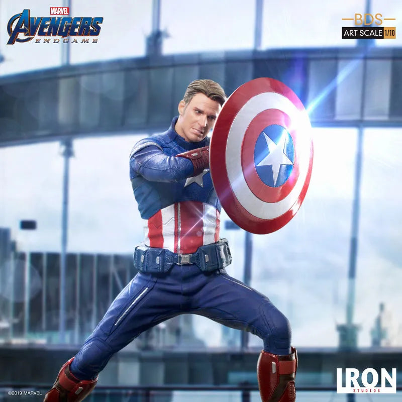 Avengers: Endgame/ Captain America 2023 1/10 Art Scale Statueㅤ – Iron Studios – ActionFigureBrasil