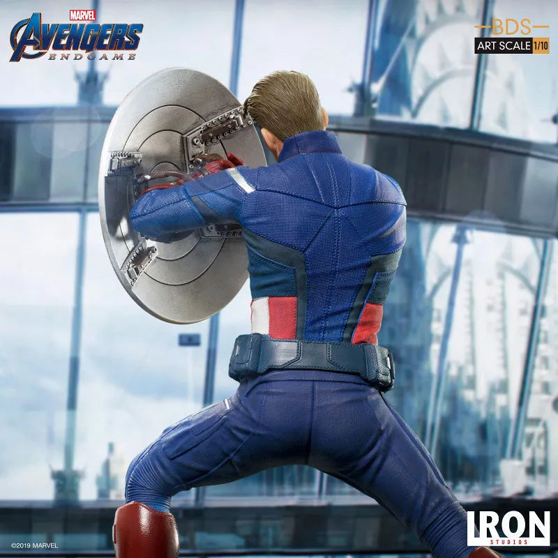 Avengers: Endgame/ Captain America 2023 1/10 Art Scale Statueㅤ – Iron Studios – ActionFigureBrasil