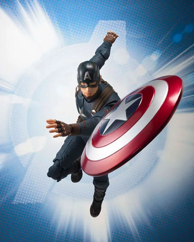 Avengers: Endgame - Captain America - S.H.Figuarts (Bandai Spirits)ㅤ – Bandai Spirits – ActionFigureBrasil — close