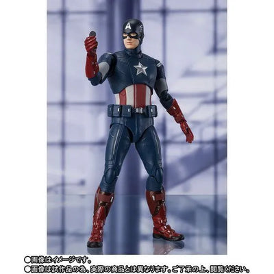 Avengers: Endgame - Captain America - S.H.Figuarts - CAP VS. CAP Ver. - Single Figure (Bandai Spirits) [Shop Exclusive]ㅤ – Bandai Spirits – ActionFigureBrasil — embalagem
