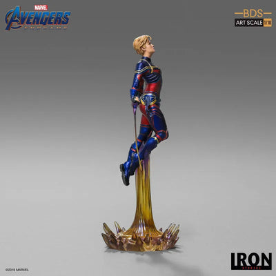 Avengers: Endgame / Captain Marvel 1/10 Series Art Scale Statueㅤ – Iron Studios – ActionFigureBrasil — ângulo diferente