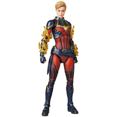 Avengers: Endgame - Captain Marvel - Mafex (No.163) (Medicom Toy)ㅤ – Medicom Toy – ActionFigureBrasil — embalagem