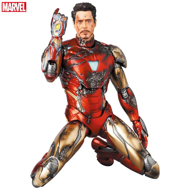 Avengers: Endgame - Iron Man Mark 85 - Tony Stark - Mafex  No.195 - Battle Damage Ver. (Medicom Toy)ㅤ – Medicom Toy – ActionFigure Brasil