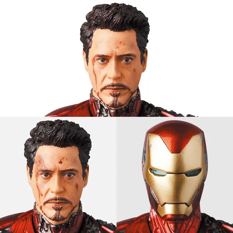 Avengers: Endgame - Iron Man Mark 85 - Tony Stark - Mafex  No.195 - Battle Damage Ver. (Medicom Toy)ㅤ – Medicom Toy – ActionFigure Brasil