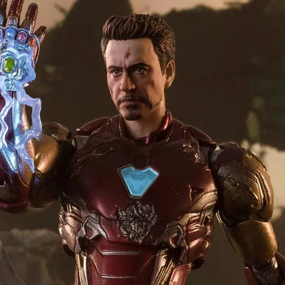 Avengers: Endgame - Iron Man Mark 85 - Tony Stark - S.H.Figuarts - I Am Iron Man Edition (Bandai Spirits) [Shop Exclusive]ㅤ – Bandai Spirits – ActionFigureBrasil — iluminação de estúdio
