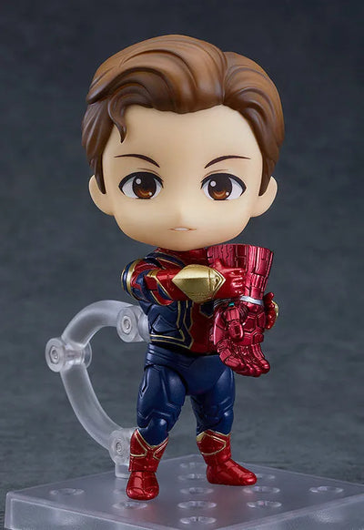 Avengers: Endgame - Iron Spider - Peter Parker - Nendoroid #1497-DX - Endgame Ver., DX (Good Smile Company)ㅤ – Good Smile Company – ActionFigure Brasil — com base expositora