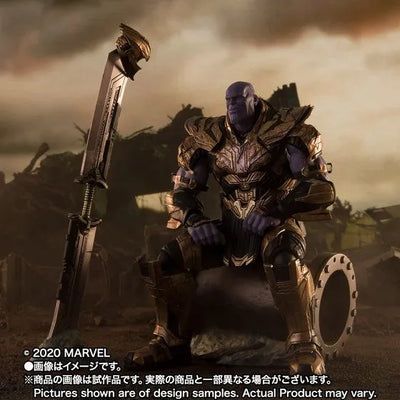 Avengers: Endgame - Thanos - S.H.Figuarts - Final Battle Ver. (Bandai Spirits) [Shop Exclusive]ㅤ – Bandai Spirits – ActionFigureBrasil — detalhe do produto