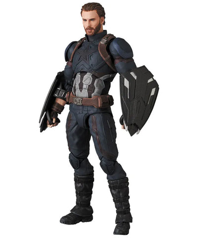Avengers: Infinity War - Captain America - Mafex No.122 - Infinity War Ver. (Medicom Toy)ㅤ – Medicom Toy As Manufacturer – ActionFigureBrasil — close