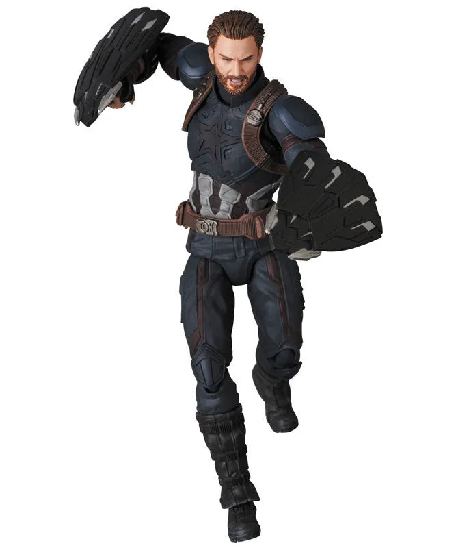 Avengers: Infinity War - Captain America - Mafex No.122 - Infinity War Ver. (Medicom Toy)ㅤ – Medicom Toy As Manufacturer – ActionFigureBrasil