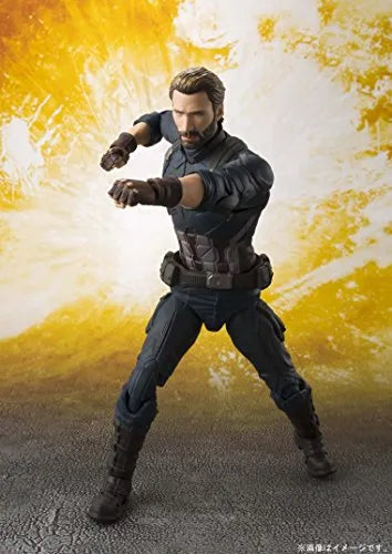 Avengers: Infinity War - Captain America - S.H.Figuarts (Bandai)ㅤ – Bandai As Manufacturer – ActionFigure Brasil