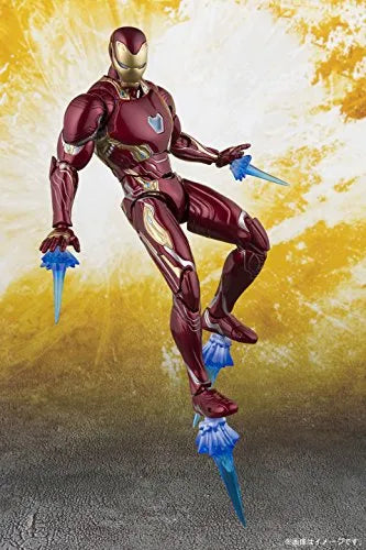 Avengers: Infinity War - Iron Man Mark 50 - S.H.Figuarts (Bandai)ㅤ – Bandai As Manufacturer – ActionFigure Brasil — com base expositora