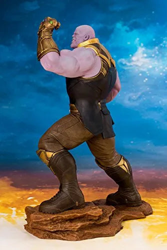 Avengers: Infinity War - Thanos - ARTFX+ - 1/10ㅤ – Kotobukiya – ActionFigureBrasil — com base expositora