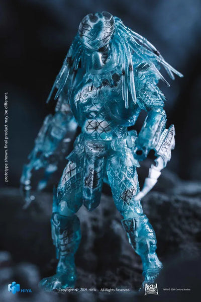 AVP 1/18 Action Figure Active Camouflage Chopper Predatorㅤ – Hiya Toys – ActionFigureBrasil — close