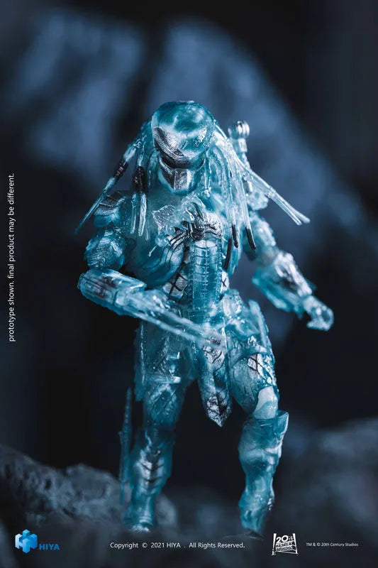 AVP 1/18 Action Figure Active Camouflage Scar Predatorㅤ – Hiya Toys – ActionFigureBrasil