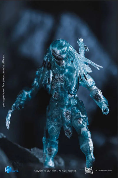 AVP 1/18 Action Figure Active Camouflage Scar Predatorㅤ – Hiya Toys – ActionFigureBrasil — close
