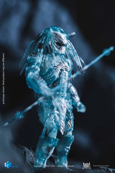 AVP 1/18 Action Figure Active Camouflage Scar Predatorㅤ – Hiya Toys – ActionFigureBrasil — embalagem