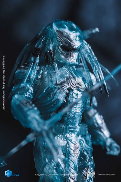 AVP 1/18 Action Figure Active Camouflage Scar Predatorㅤ – Hiya Toys – ActionFigureBrasil — acessórios