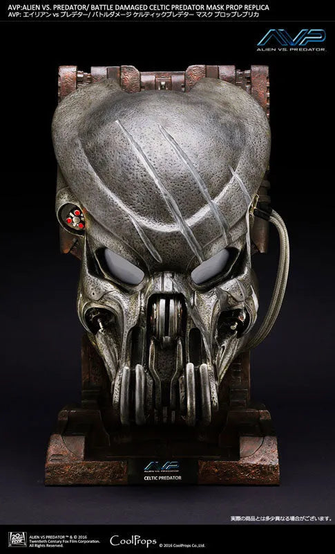AVP Alien vs Predator Battle Damaged Celtic Predator Mask Prop Replicaㅤ – CoolProps – ActionFigureBrasil