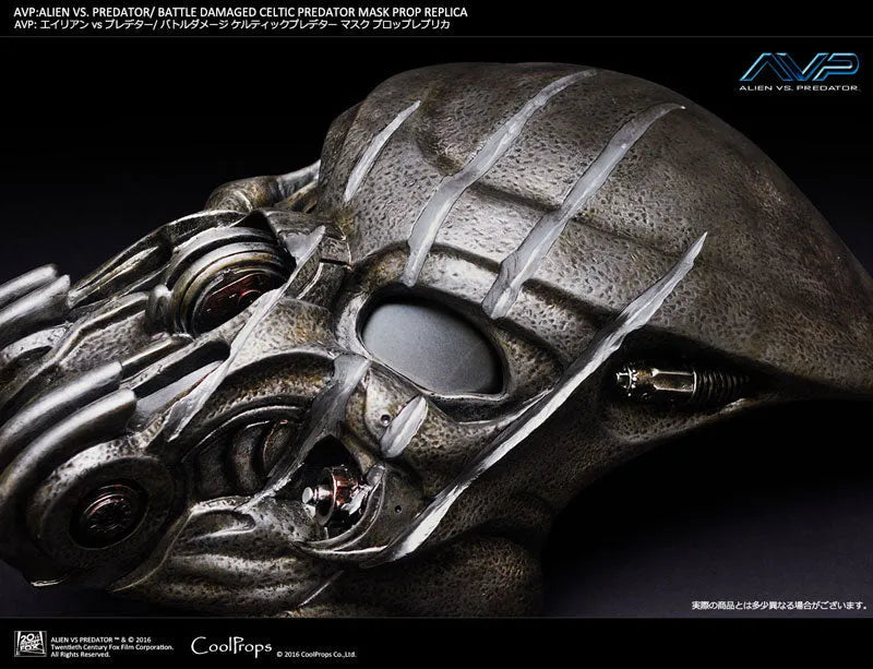 AVP Alien vs Predator Battle Damaged Celtic Predator Mask Prop Replicaㅤ – CoolProps – ActionFigureBrasil